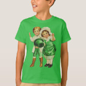 St. Patrick's Day Kinder Boys Green T shirt (Voorkant)