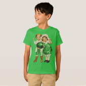 St. Patrick's Day  Kinder Boys Green T shirt (Voorkant volledig)