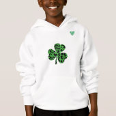 St. Patrick's Day Kinder Leopard Shamrock Shirt (Voorkant)