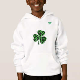 St. Patrick's Day Kinder Leopard Shamrock Shirt