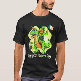 St Patricks Day Kinder Toddler Boys Leprechaun Rid T-shirt