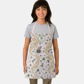 St. Patrick's Day Kinderen Roze Schort (Insitu)