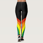 St Patrick's Day Kiss Ik ben Ierse Regenboog Leggings (Achterkant)