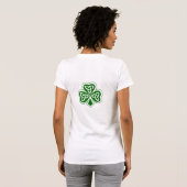 St. Patricks Day Kiss Me Vrouwen Shirt (Achterkant volledig)