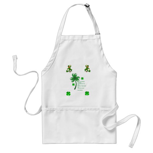 St. Patrick's Day Kitchen Schort (Voorkant)