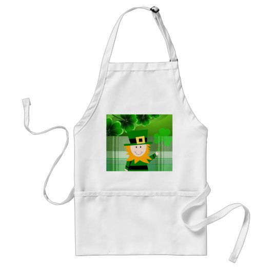 St. Patrick's Day Kitchen Schort (Voorkant)