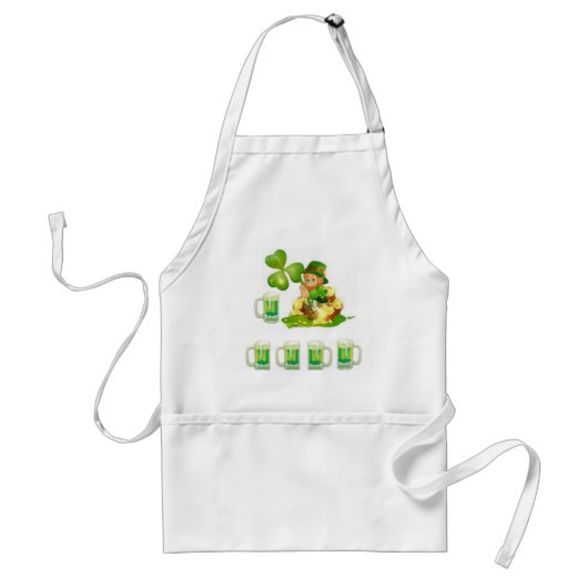 St. Patrick's Day Kitchen Schort (Voorkant)
