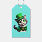 St. Patrick's Day Kitten Cadeaulabel (Voorkant)
