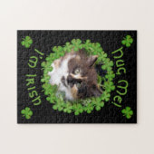 St. Patrick's Day Kitten Hug Legpuzzel (Horizontaal)