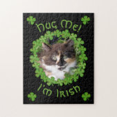 St. Patrick's Day Kitten Hug Legpuzzel (Verticaal)