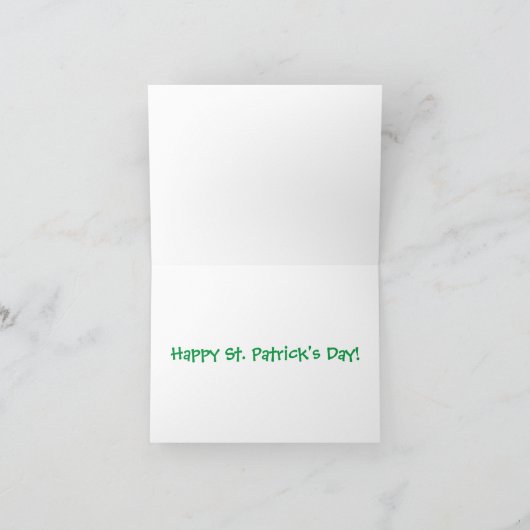 St. Patrick's Day Kittens Bedankkaart (Binnen)