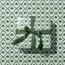 St. Patrick's Day Klassieke Groene Klaverrooster 