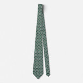 St. Patrick's Day Klaver & Bloemmotief Stropdas (Voorkant)