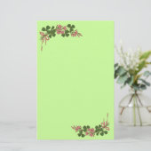 ST. PATRICK'S DAY /Klaver Briefpapier (Staand voorkant)
