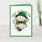 St. Patrick's Day Klaver Frame met verstelbare str Kaart (Voorkant)