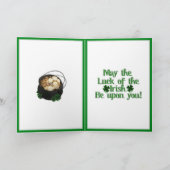 St. Patrick's Day Klaver Frame met verstelbare str Kaart (Binnen)