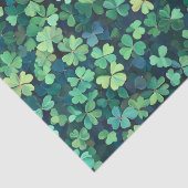 St. Patrick's day Klaver Groen Klaverblad Tissuepapier (Detail)