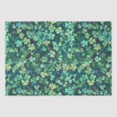 St. Patrick's day Klaver Groen Klaverblad Tissuepapier (Voorkant)