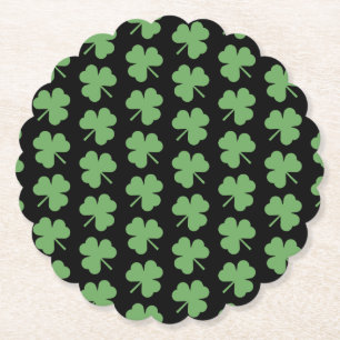 St. Patrick's Day Klaver Papier Onderzetters
