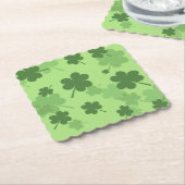 St. Patrick's Day Klaver Papier Onderzetters (Gebogen)