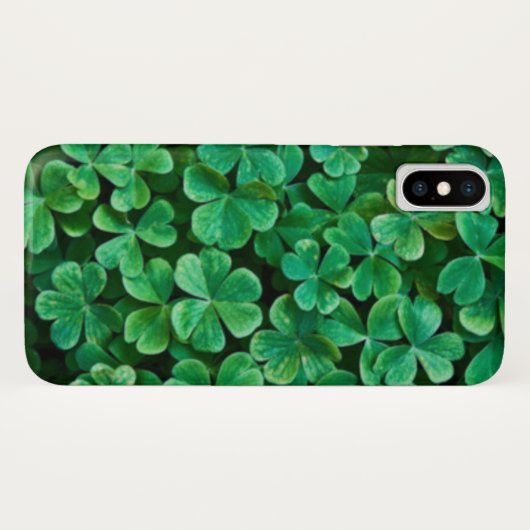 St. Patrick's Day Klaver patch Case-Mate iPhone Case (Achterkant (horizontaal))