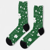 St Patrick's Day Klaver Pattern Sokken (Links)