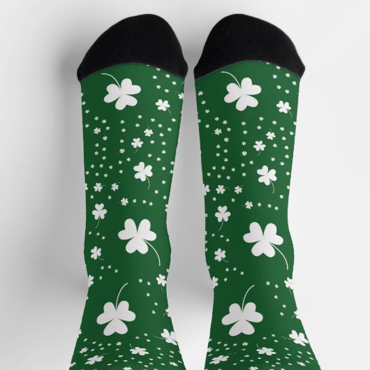 St Patrick's Day Klaver Pattern Sokken (Top)