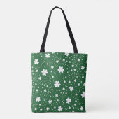 St Patrick's Day Klaver Pattern Tote Bag (Achterkant)