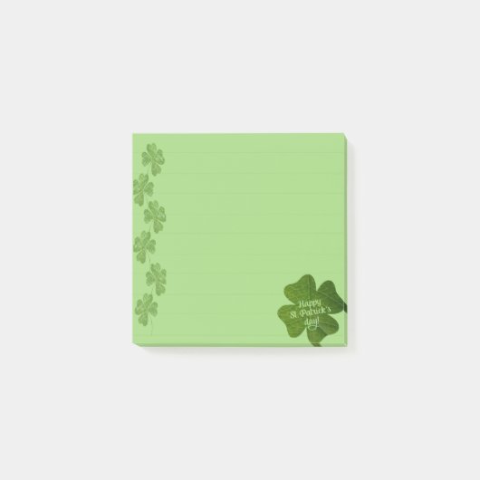 St. Patricks Day Klaver Post-it® Notes (Voorkant)