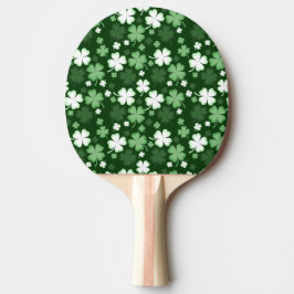 St. Patrick's Day Klaver Tafeltennisbatje