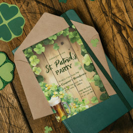 St. Patrick's Day | Klaver | Uitnodiging voor een 