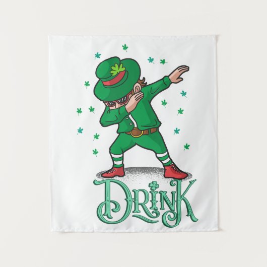 St. Patrick's Day,Klaver Wandkleed (Voorkant)