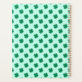 St. Patrick's Day Klaverblaadjes Patroon-54602 Planner (Achterkant)
