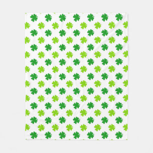 St. Patrick's Day Klaverbladeren Pattern-54601 Fleece Deken