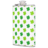St. Patrick's Day Klaverbladeren Pattern-54601 Heupfles (Links)