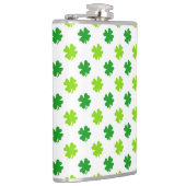 St. Patrick's Day Klaverbladeren Pattern-54601 Heupfles (Rechts)