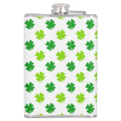 St. Patrick's Day Klaverbladeren Pattern-54601 Heupfles (Achterkant)