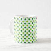 St. Patrick's Day Klaverbladeren Pattern-54601 Koffiemok (Voorkant links)