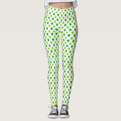 St. Patrick's Day Klaverbladeren Pattern-54601 Leggings (Voorkant)