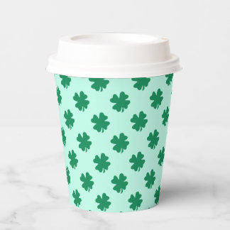 St. Patrick's Day Klaverbladeren Pattern-54601 Papieren Bekers