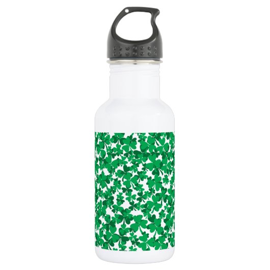 St. Patrick's Day Klaveren Waterfles (Voorkant)
