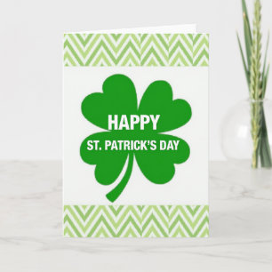 St. Patrick's Day Klaverkaart Kaart