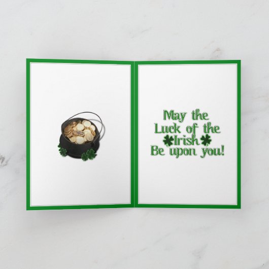 St. Patrick's Day Klaverlijst met verstelbare stri Kaart (Binnen)