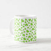 St. Patrick's Day klaverpatroon mok (Voorkant links)