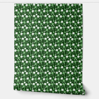 St. Patrick's Day Klavertjes Behang