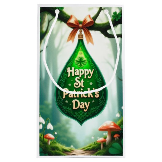 St. Patrick's Day Klein Cadeauzakje (Achterkant)