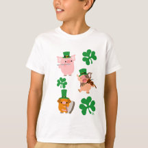 St. Patrick's Day kleine muzikanten Kinder T-shirt
