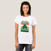 St Patricks Day Kleine Ondeugende Grappenmaker Gra T-shirt (Voorkant volledig)