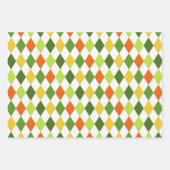 St Patricks Day Kleurrijke cadeauverpakking Combo Inpakpapier Vel (Voorkant)