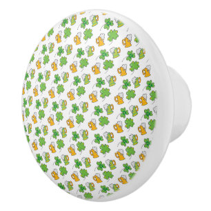 St. Patrick's Day Knob Keramische Knop